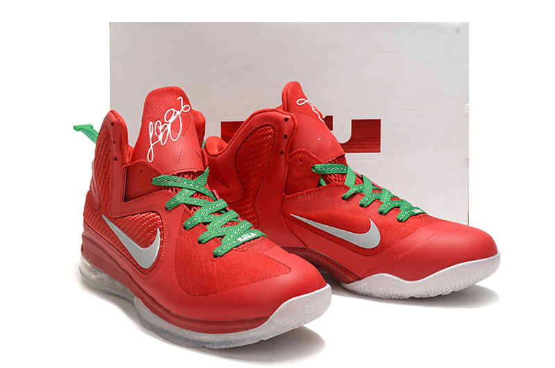 Nike LeBron IV Red Green Shoes Nike LeBron IV Red Green Shoes